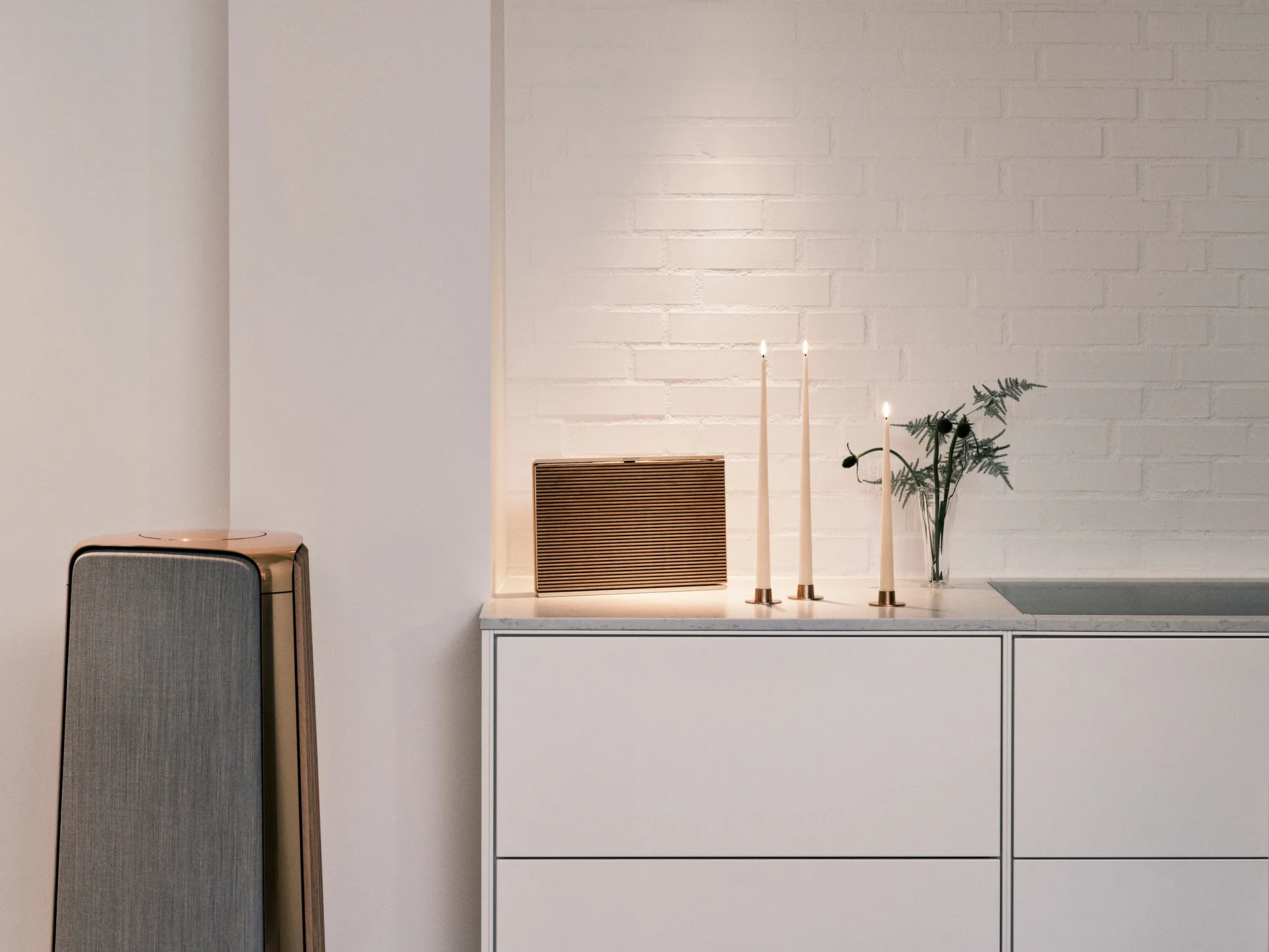 ester & erik Stabkerzen LED 2er-Pack, 11 Ice Latte , 30 cm ester & erik