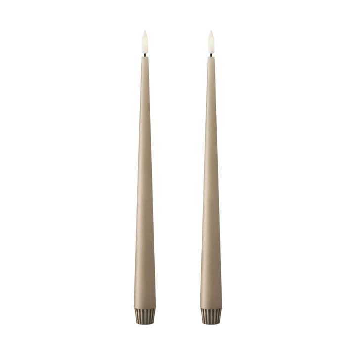 ester & erik Stabkerzen LED 2er-Pack, 18 Nougat note , 30 cm ester & erik