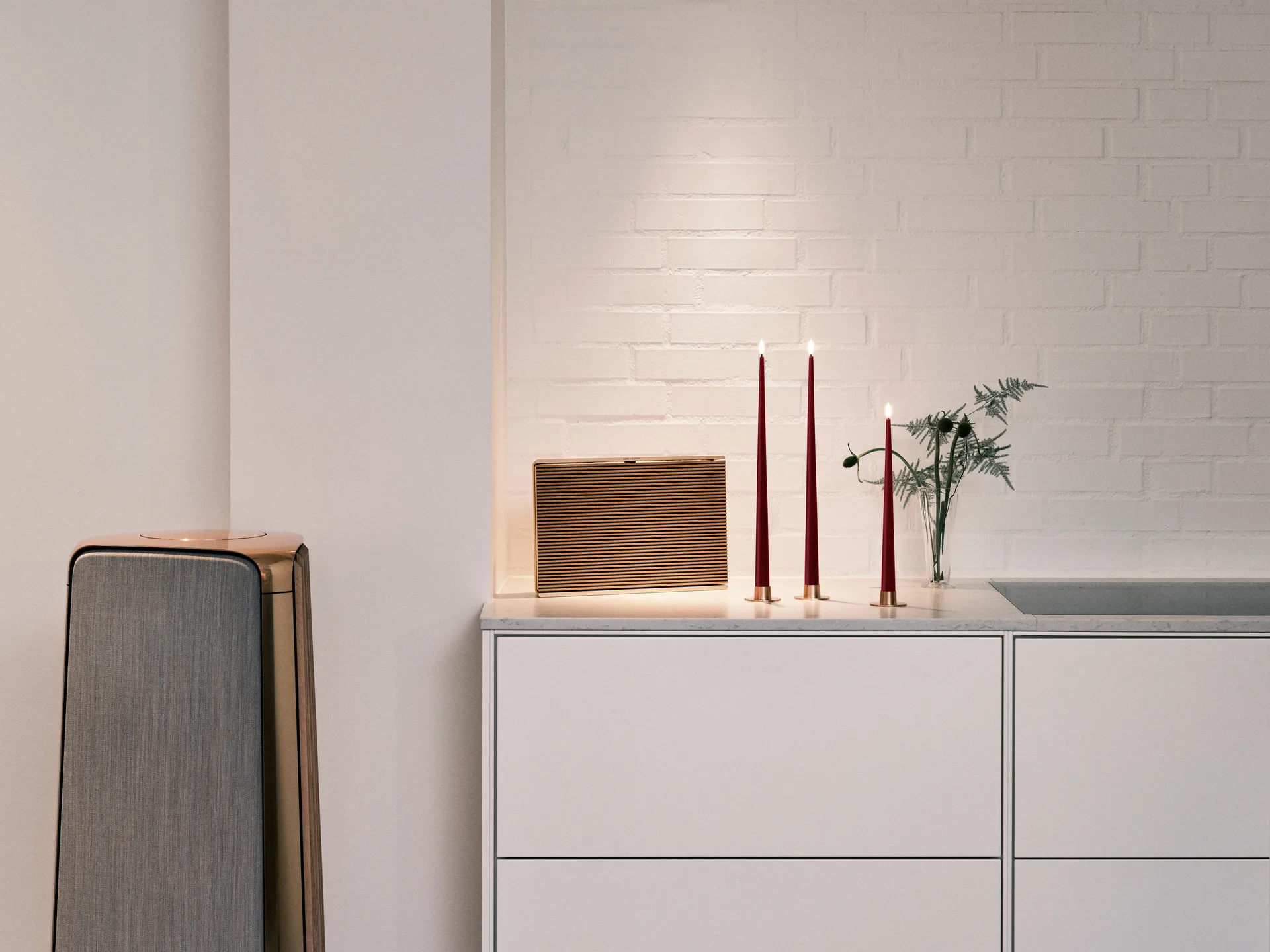 ester & erik Stabkerzen LED 2er-Pack, 44/2 Deep Wine , 30 cm ester & erik