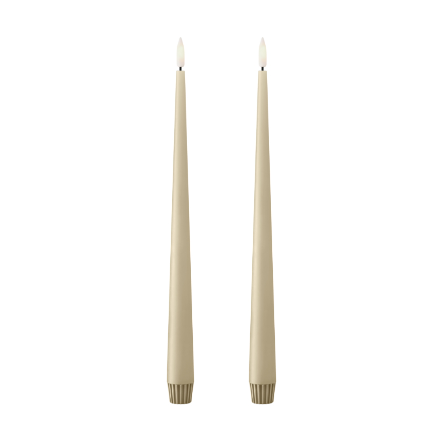 ester & erik ester & erik Stabkerzen LED 30 cm 2er-Pack 14 Pale ginger
