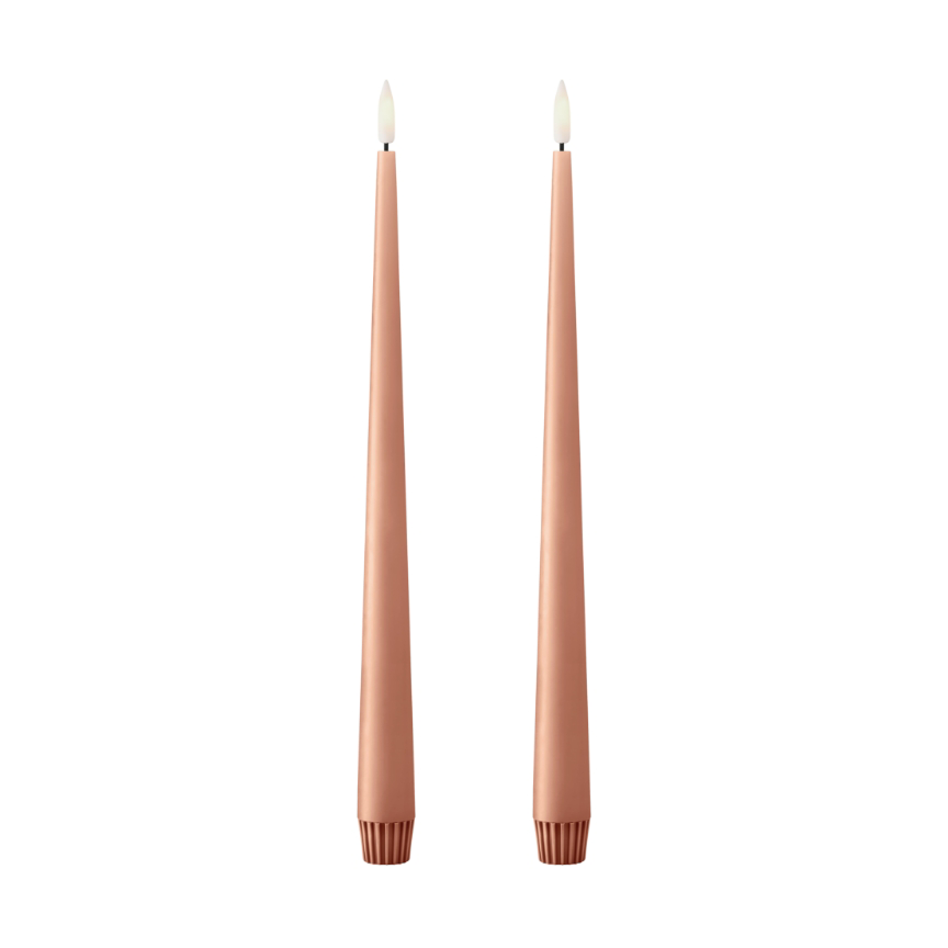 ester & erik ester & erik Stabkerzen LED 30 cm 2er-Pack 20 Rosy caramel