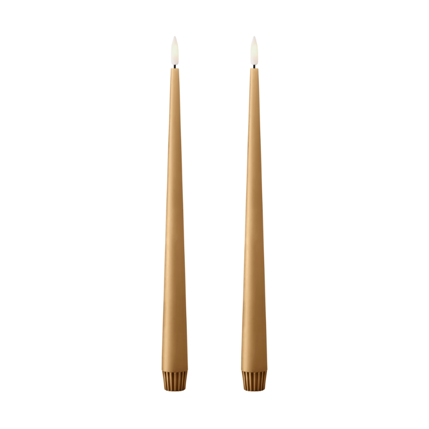 ester & erik ester & erik Stabkerzen LED 30 cm 2er-Pack 27 Almond butter