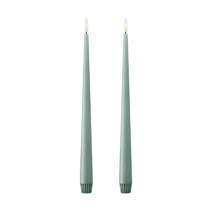 ester & erik ester & erik Stabkerzen LED 30 cm 2er-Pack 67 Jade stone