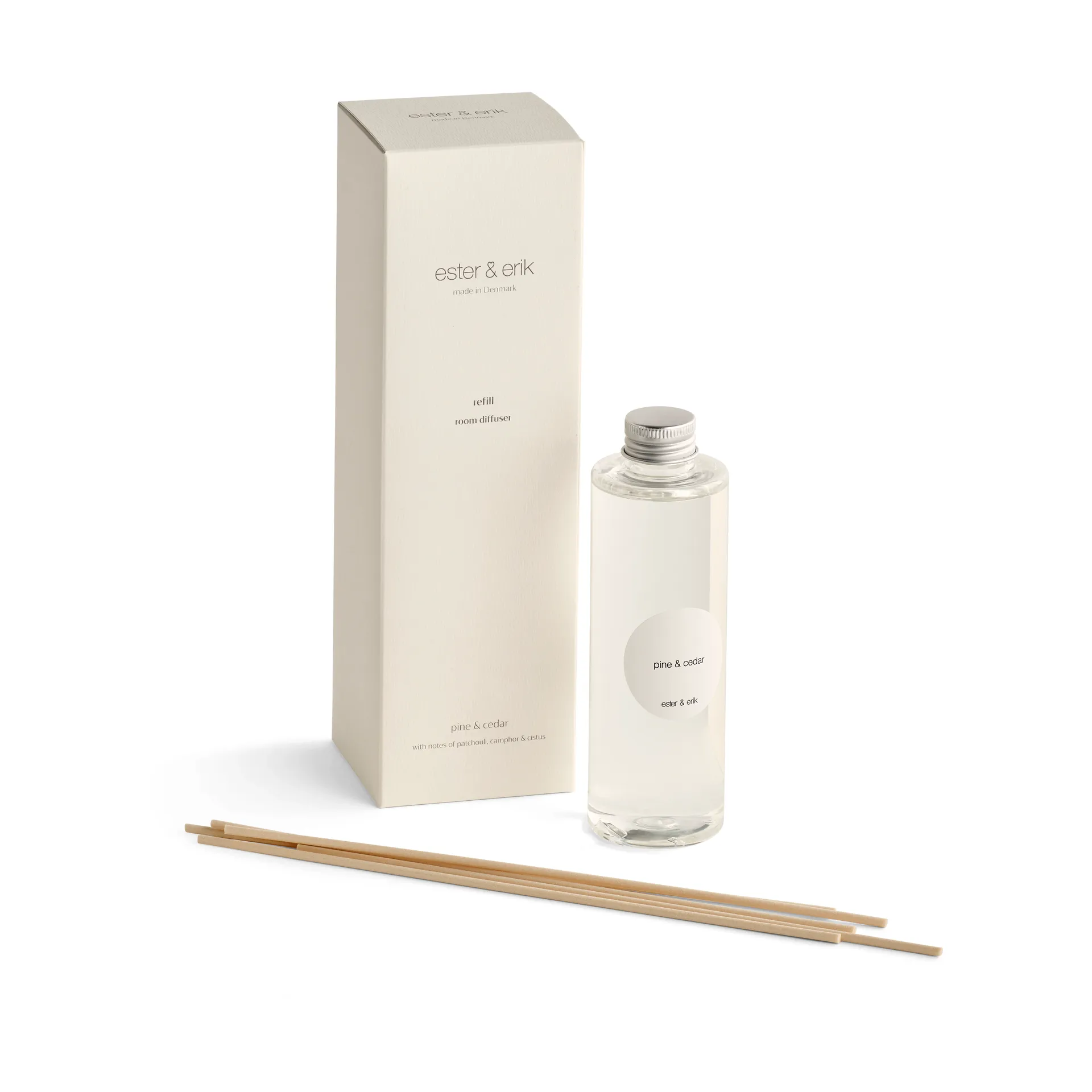 Refill Ester & Erik Duftstäbchen, Pine & cedar ester & erik