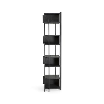 Abstract Column Regal - Schwarzes Teak 203x49 cm - Ethnicraft