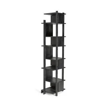 Abstract Column Regal - Schwarzes Teak 203x49 cm - Ethnicraft