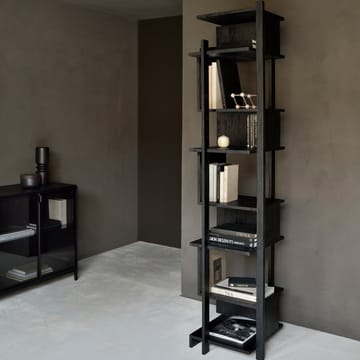 Abstract Column Regal - Schwarzes Teak 203x49 cm - Ethnicraft