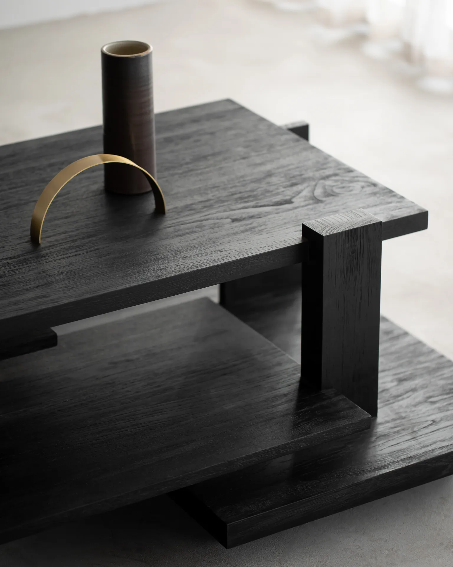 Abstract Couchtisch, Teak 140×85 cm Ethnicraft