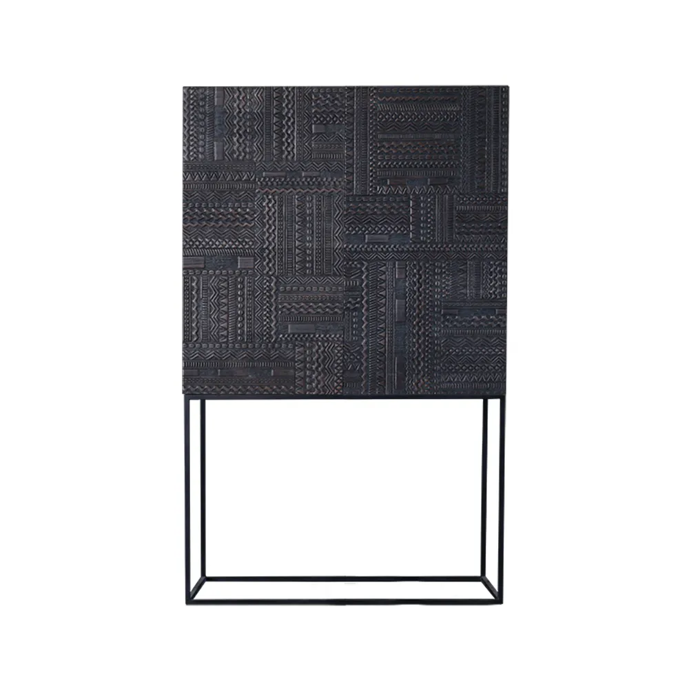 Ancestors Tabwa Schrank, Teak 2-türig-2 Schubladen im 100x160 Ethnicraft