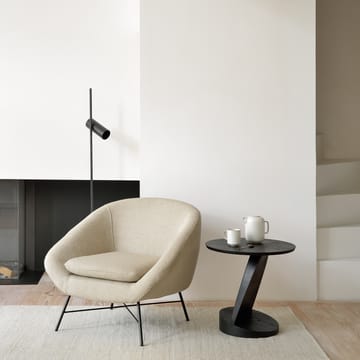 Barrow Loungesofa - Off white-Schwarz Metall - Ethnicraft