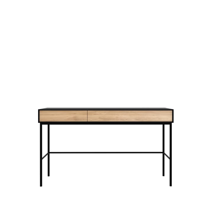 Blackbird Schreibtisch - Schwarze Eiche 2-teilig-Schwarzes Gestell - Ethnicraft