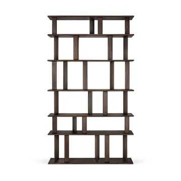 Block Bücherregal - Espresso matt Mahagoni, 120x207 cm - Ethnicraft