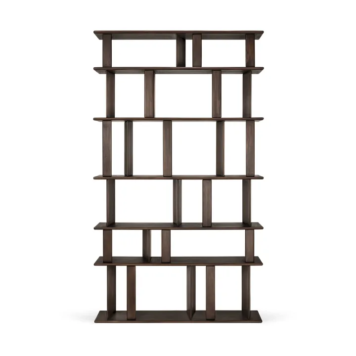 Block Bücherregal - Espresso matt Mahagoni, 120x207 cm - Ethnicraft