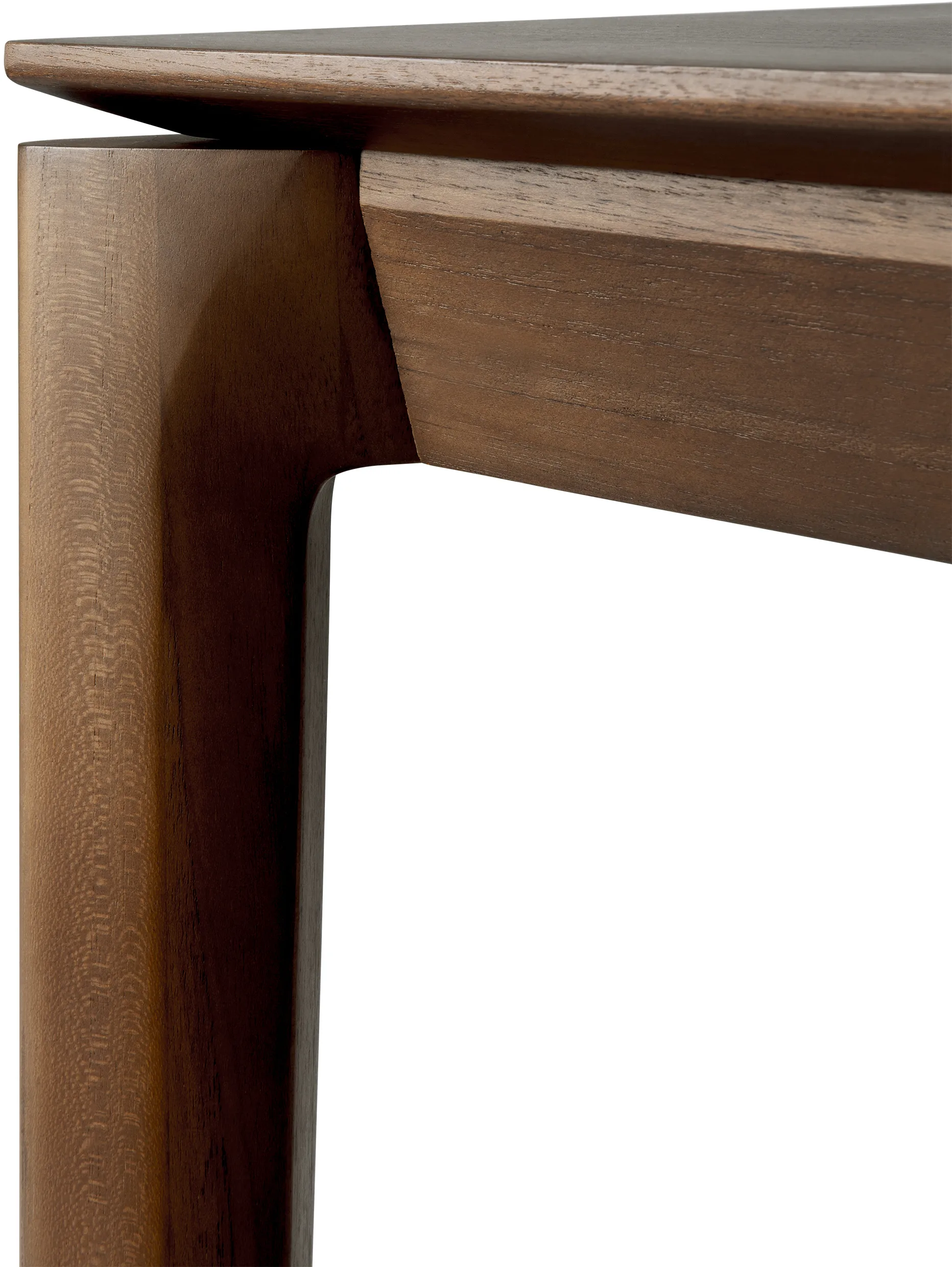 Bok Bank, Dunkelgebeizt Teak 126 cm Ethnicraft