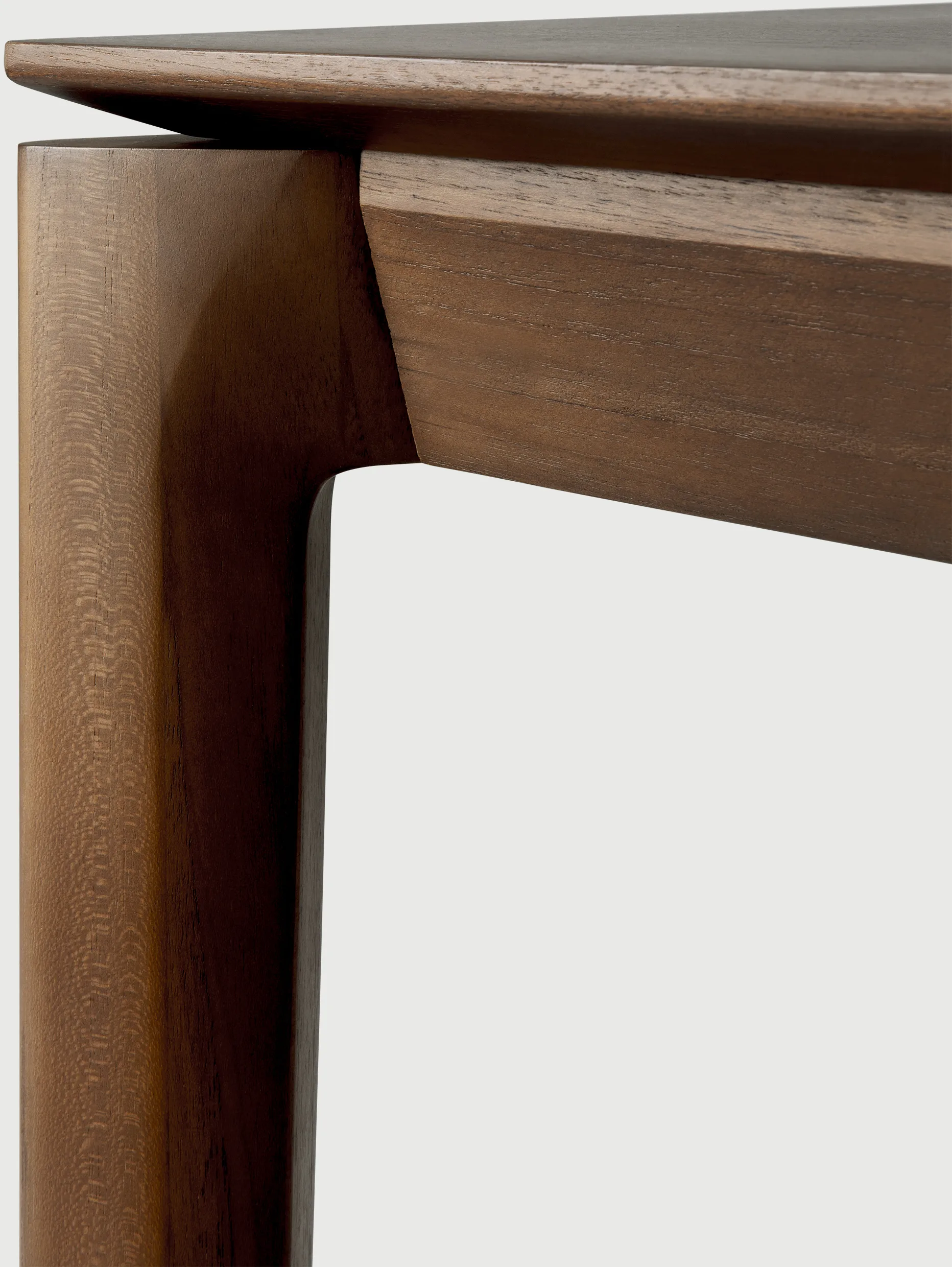 Bok Bank, Dunkelgebeizt Teak 166 cm Ethnicraft