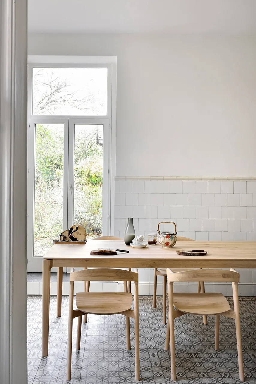 Bok Esstisch 160x80 cm, Hartholz geölte Eiche Ethnicraft