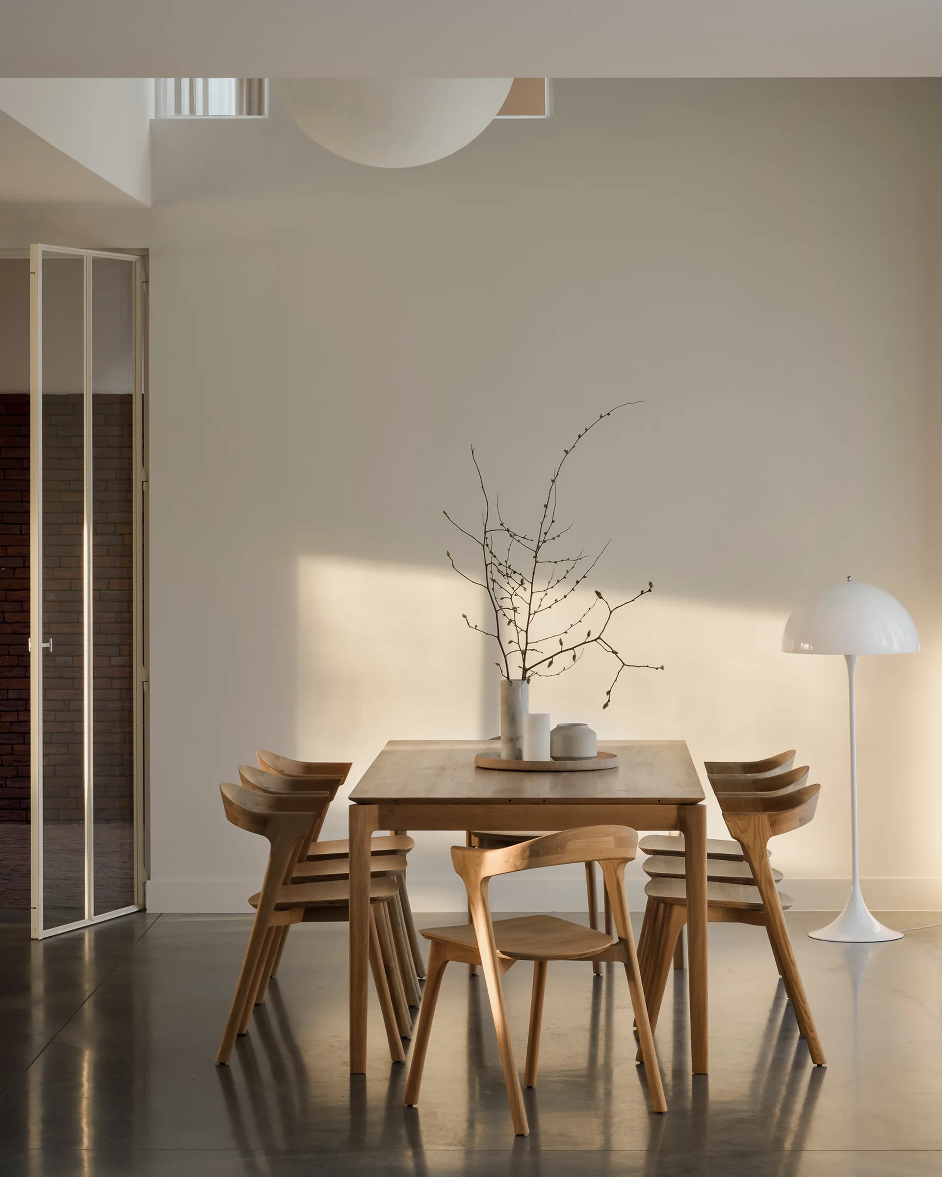 Bok Esstisch 200/300x100x76 cm, Hartholz wachsgeölte Eiche Ethnicraft