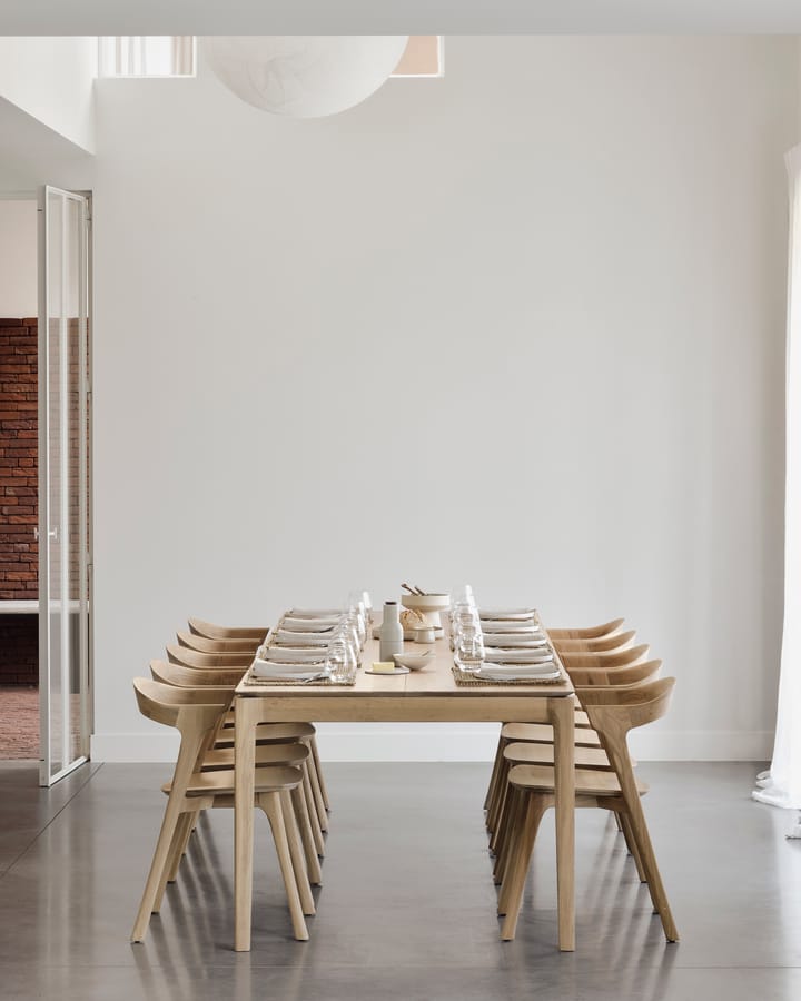 Bok Esstisch 200/300x100x76 cm, Hartholz wachsgeölte Eiche Ethnicraft