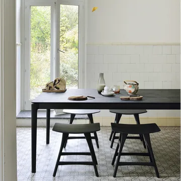 Bok Esstisch 220x95 cm - Schwarz gebeizte Eiche - Ethnicraft