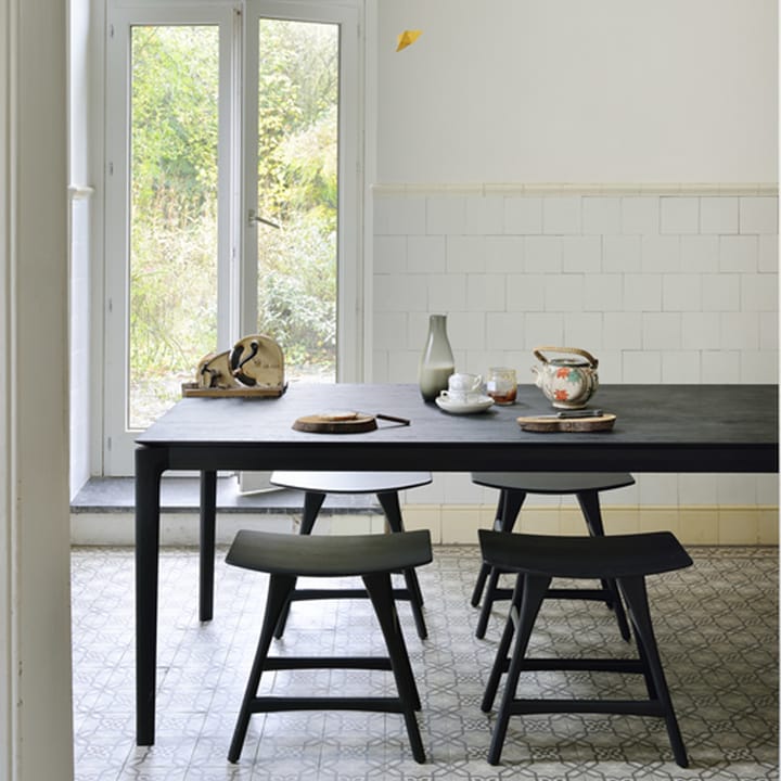 Bok Esstisch 240x100 cm, Schwarz gebeizte Eiche Ethnicraft