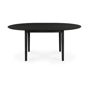 Bok Esstisch oval 129/179×100×76 cm - Schwarz gebeizte Eiche - Ethnicraft