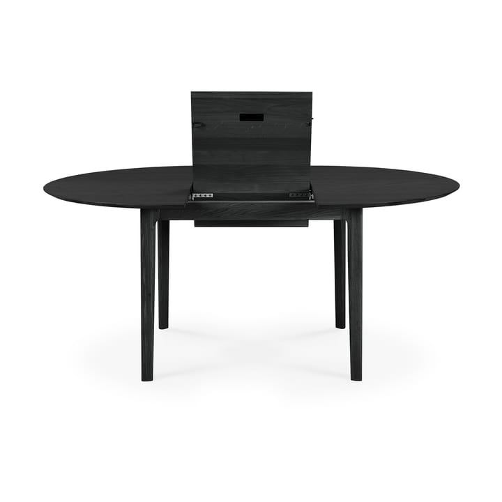 Bok Esstisch oval 129/179×100×76 cm, Schwarz gebeizte Eiche Ethnicraft