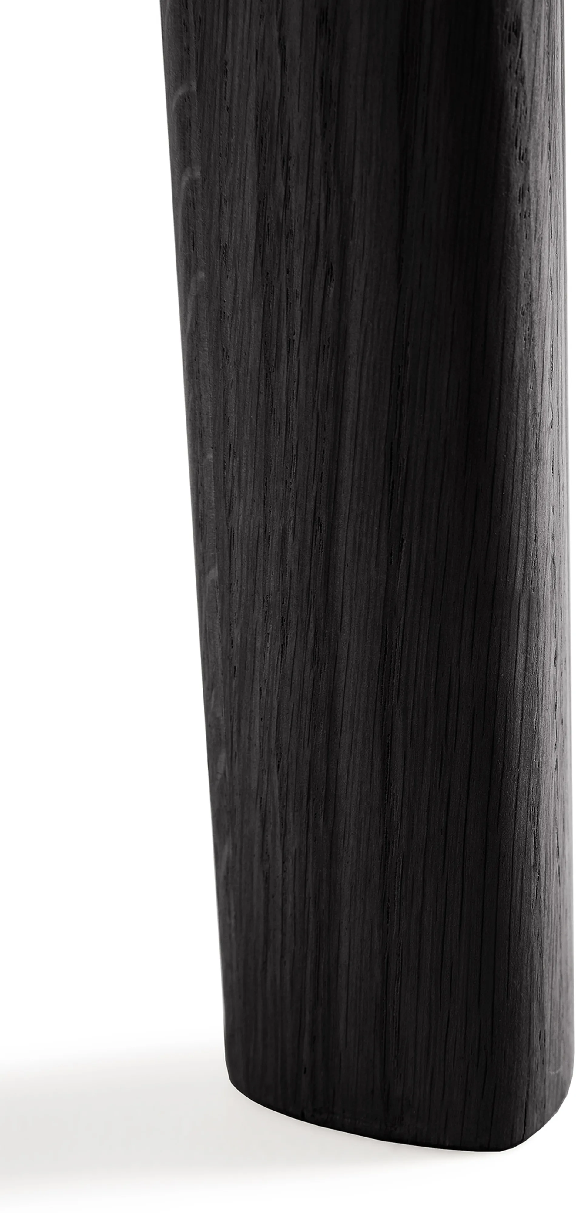 Bok Esstisch oval 129/179×100×76 cm, Schwarz gebeizte Eiche Ethnicraft