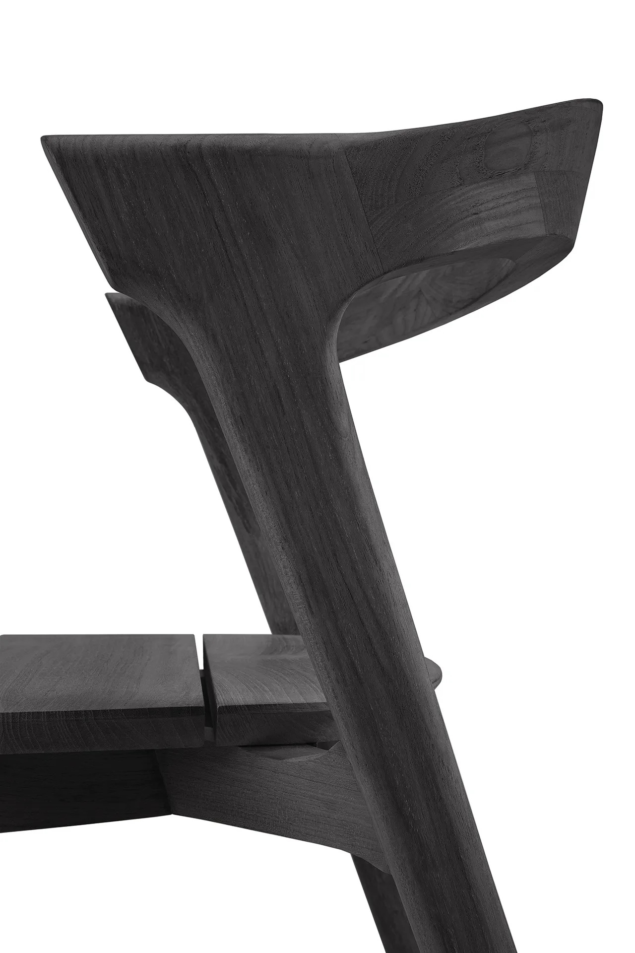 Bok Outdoor Stuhl, Schwarz gebeizte Teak Ethnicraft