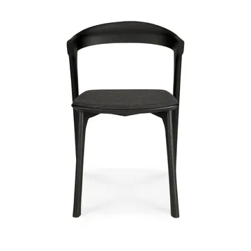 Bok Stuhl - Braune Eiche-Stoff soft black - Ethnicraft