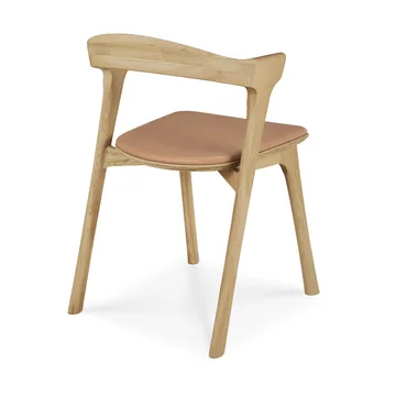 Bok Stuhl - Lackierte Eiche-Leder Sienna - Ethnicraft