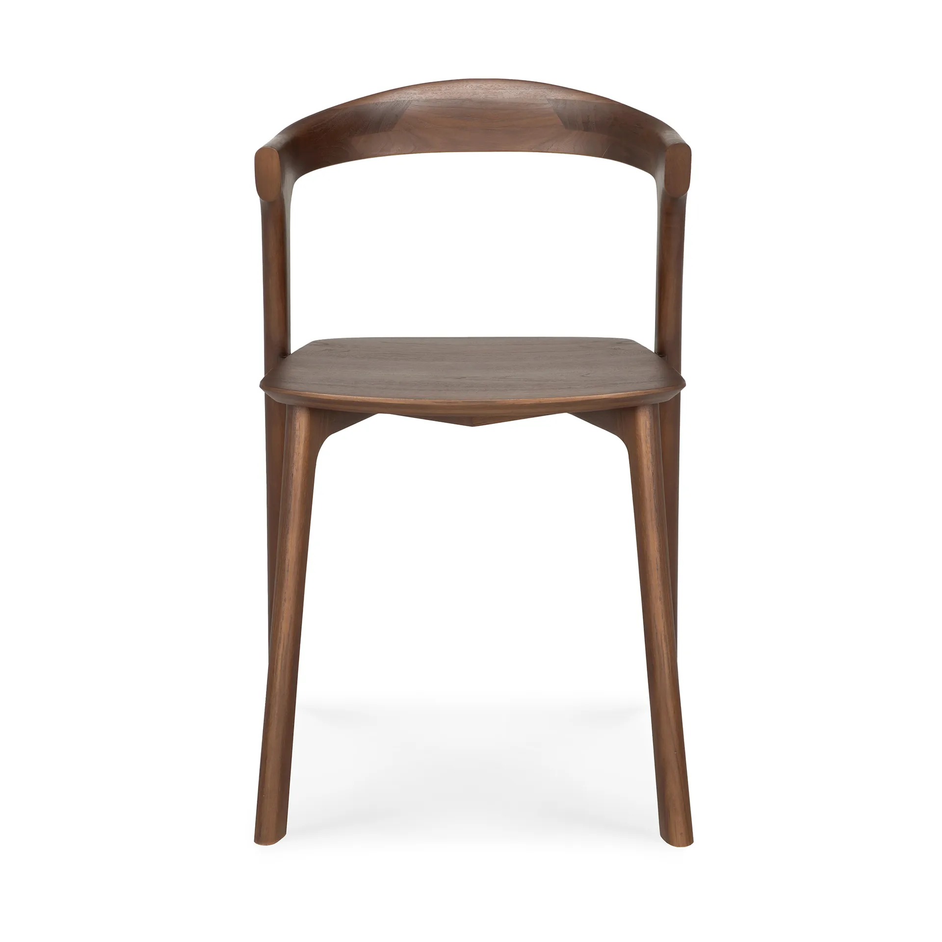 Bok Stuhl, Lackiertes Teak Brown Ethnicraft