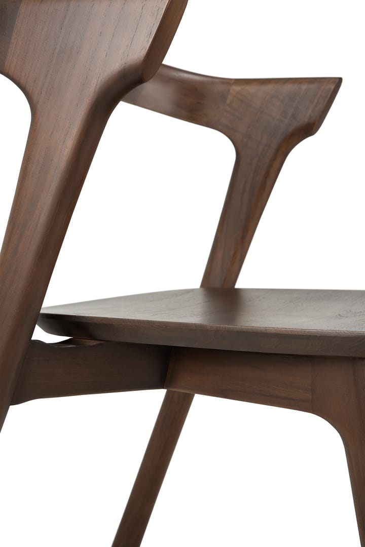 Bok Stuhl, Lackiertes Teak Brown Ethnicraft