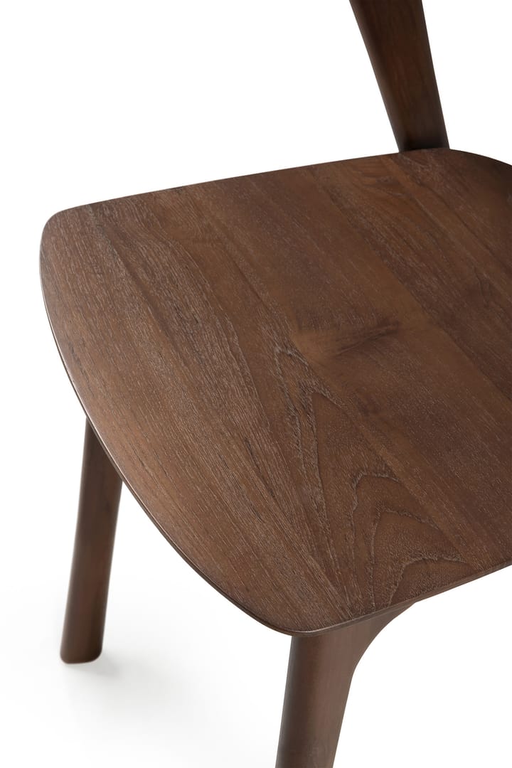 Bok Stuhl, Lackiertes Teak Brown Ethnicraft