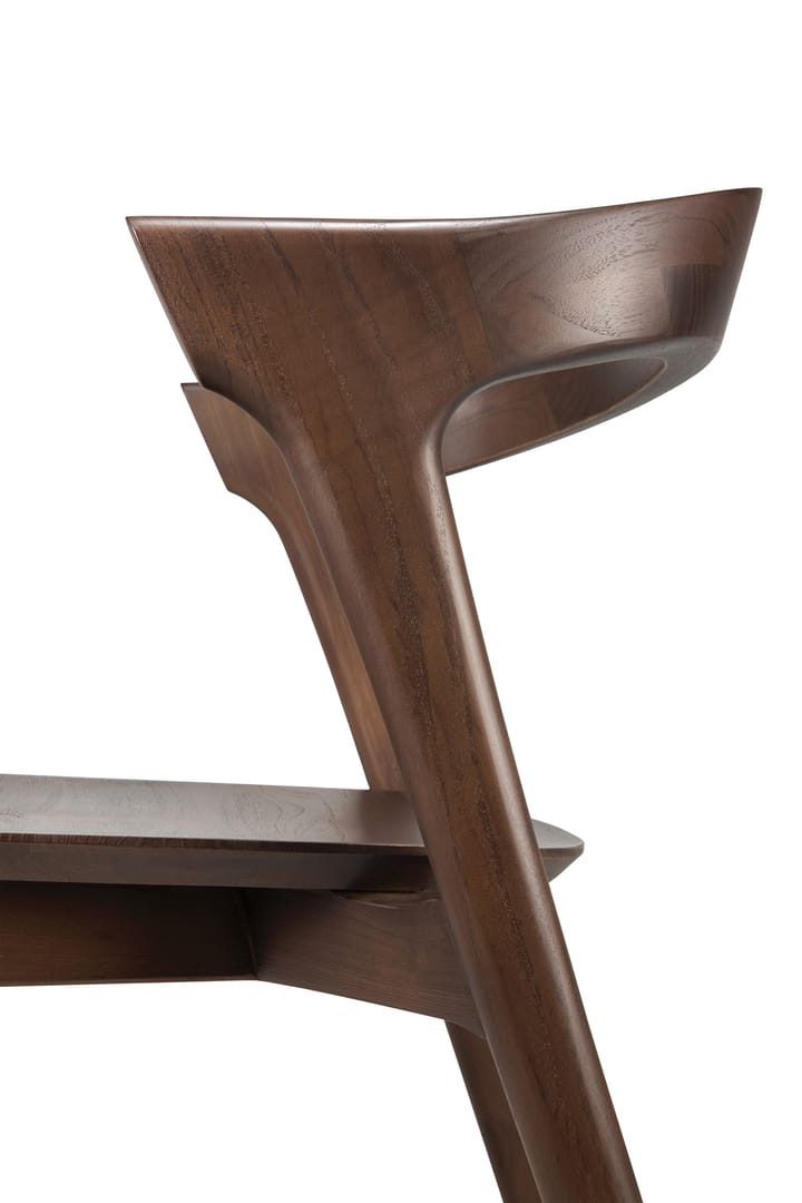 Bok Stuhl, Lackiertes Teak Brown Ethnicraft
