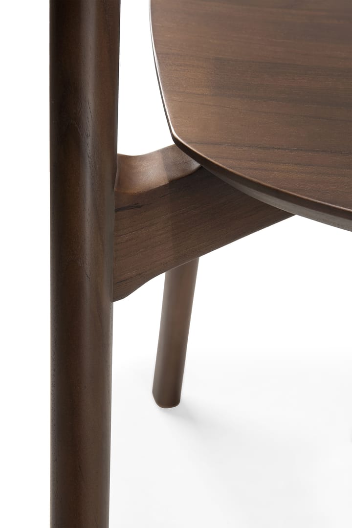 Bok Stuhl, Lackiertes Teak Brown Ethnicraft