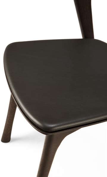 Bok Stuhl mit Ledersitz - Braun gebeizte Eiche-braunes Leder - Ethnicraft