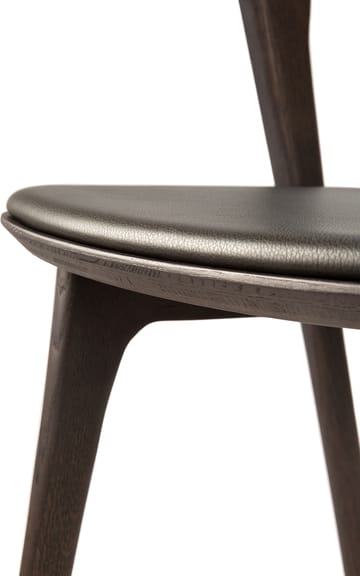 Bok Stuhl mit Ledersitz - Braun gebeizte Eiche-braunes Leder - Ethnicraft