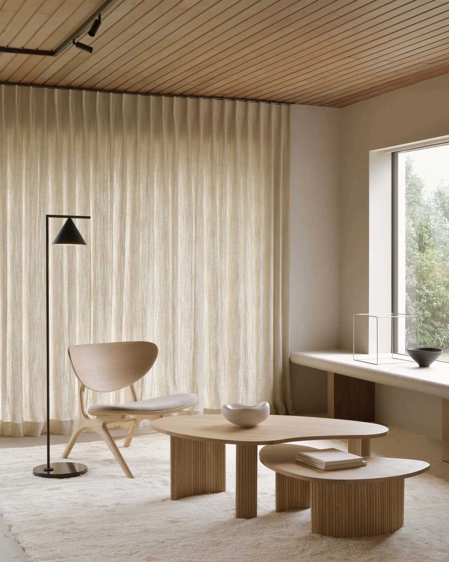 Boomerang Couchtisch, Eiche, 126x74 cm Ethnicraft