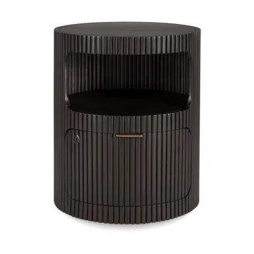 Boomerang Rollcontainer - Dark brown mahogny, Ø45 cm - Ethnicraft