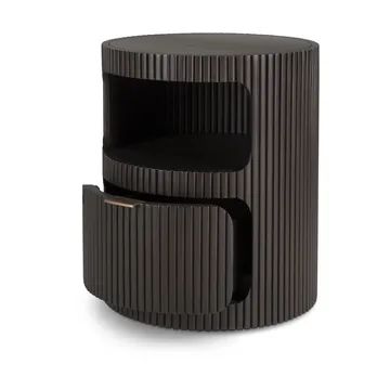 Boomerang Rollcontainer - Dark brown mahogny, Ø45 cm - Ethnicraft