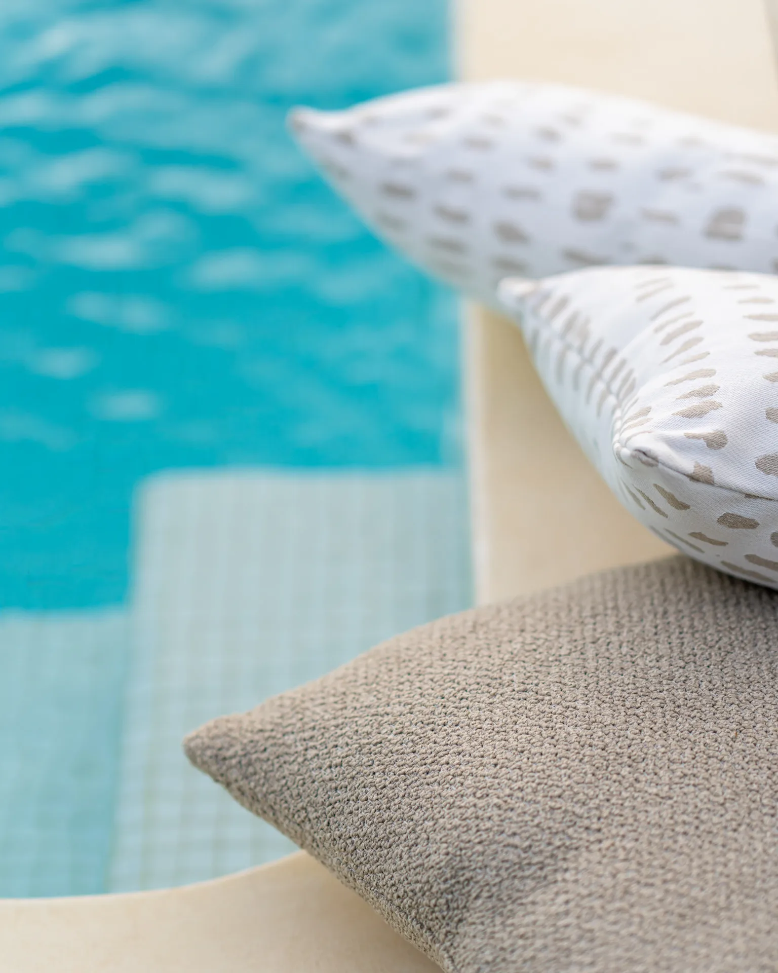 Boucle outdoor Kissen 40x60 cm, Lendenstütze (beige) Ethnicraft