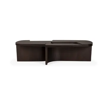 Brutalist Couchtisch - Rose brown mahogany, 143x75 cm - Ethnicraft