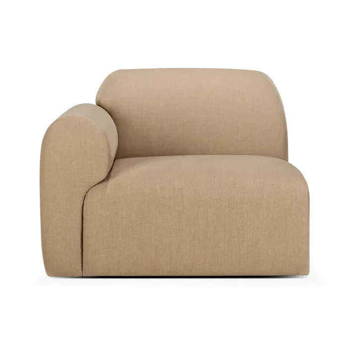 Bulky Modulsofa Abschluss Armlehne rechts - Light sepia - Ethnicraft