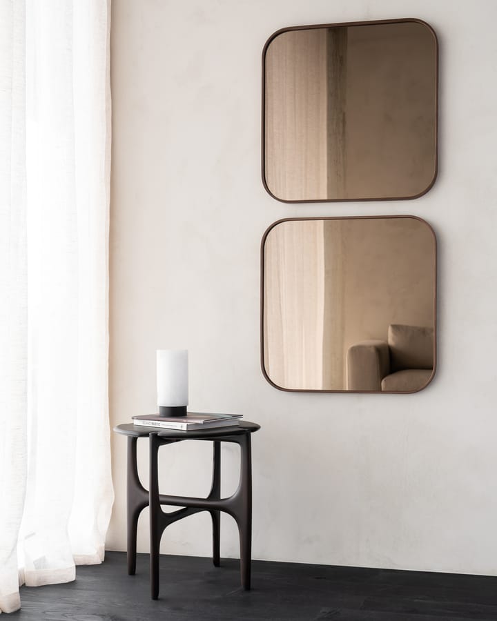Camber Wandspeigel 60x60 cm, Bronze-Holzrahmen Ethnicraft
