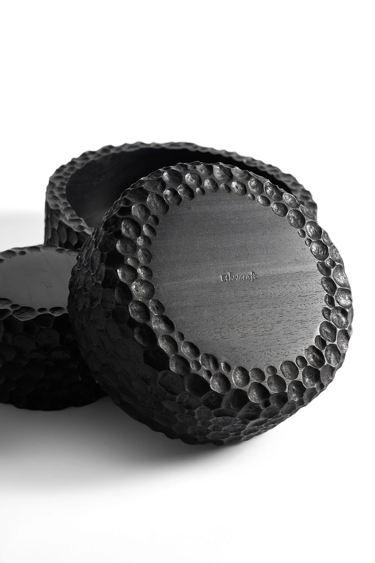 Chopped bowls im 3er-Set, Lackiertes Mahagony Ethnicraft