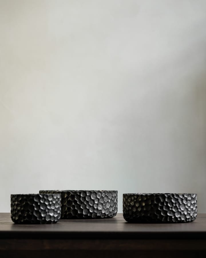 Chopped bowls im 3er-Set, Lackiertes Mahagony Ethnicraft