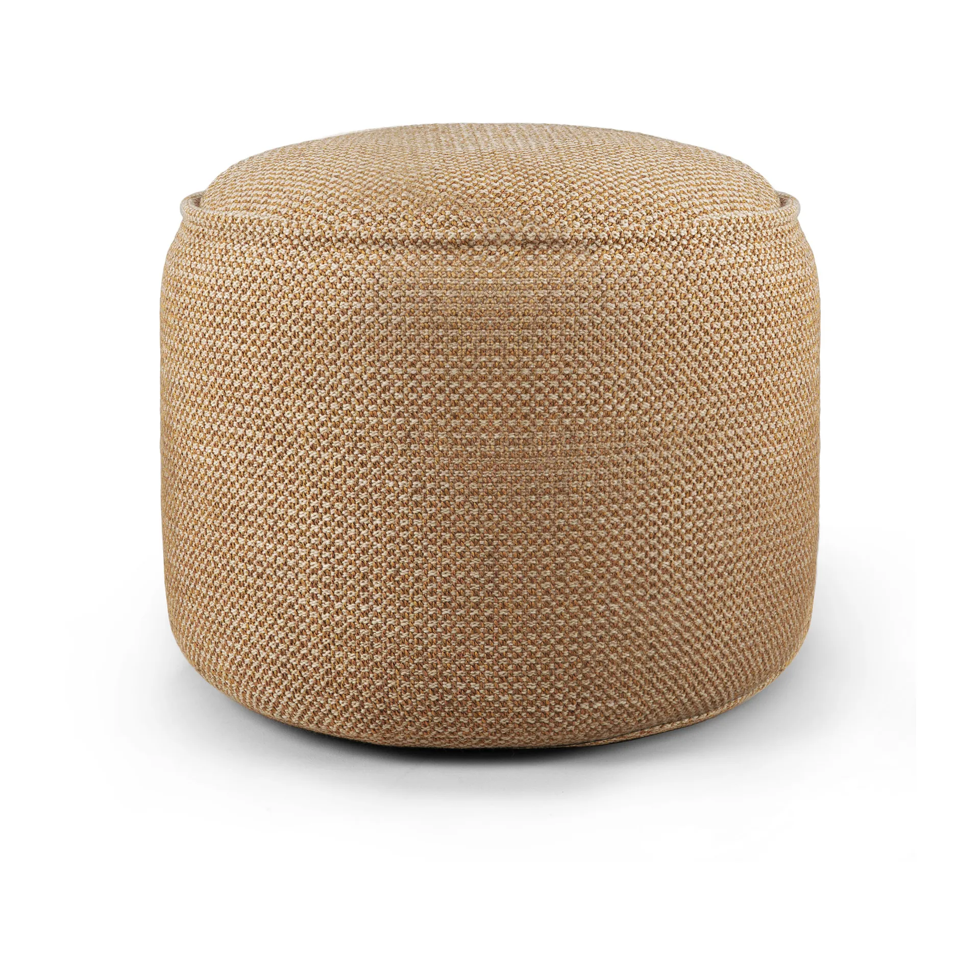 Donut outdoor pouf, Marsala Check Ethnicraft