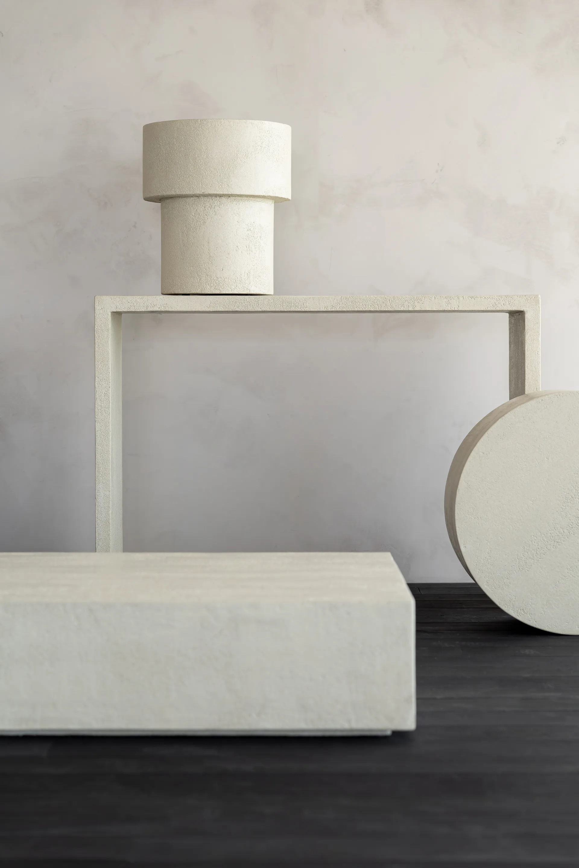 Elements Console Tisch, Off-white Ethnicraft