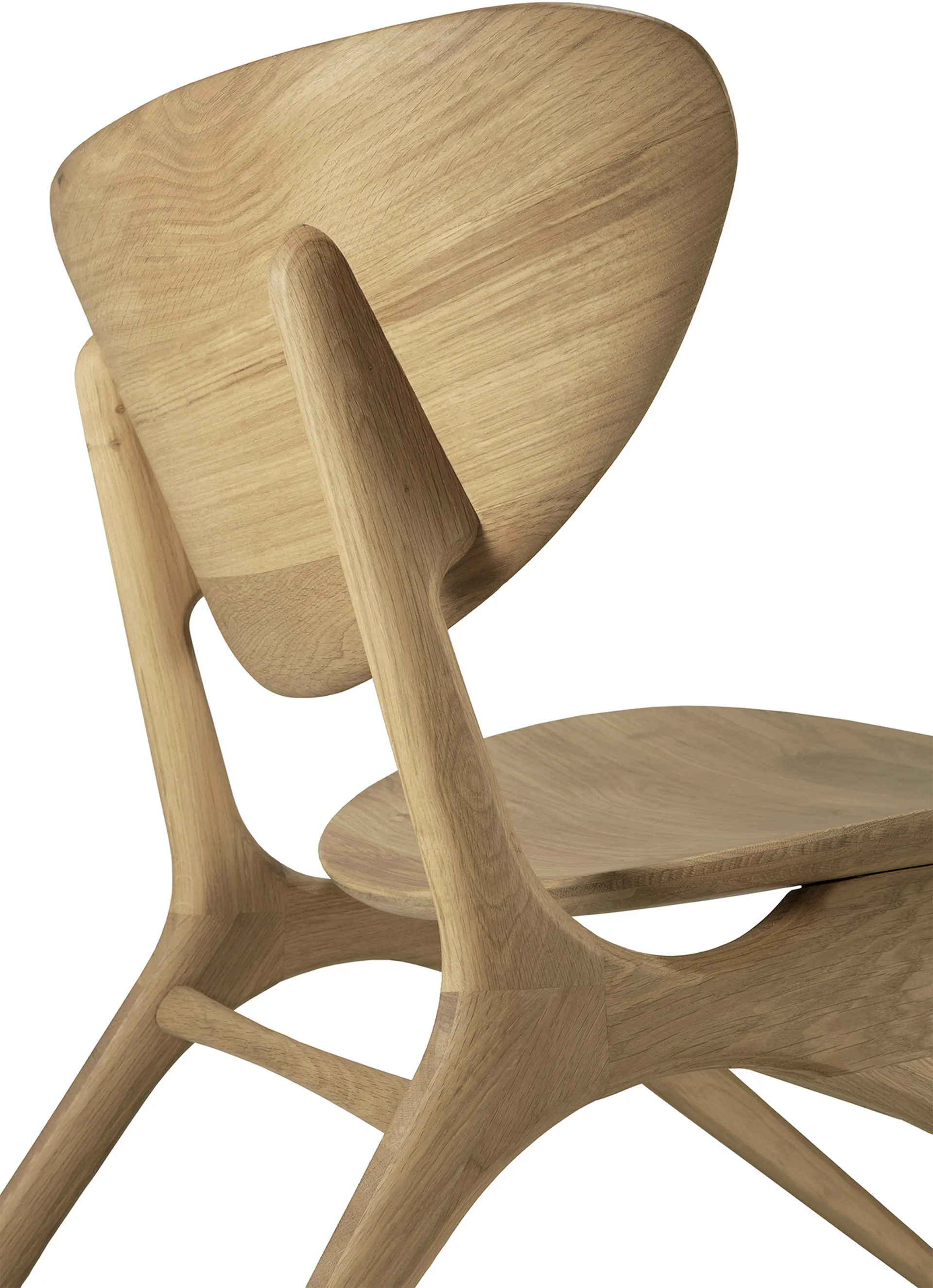 Eye loungefåtölj, Hartholz wachsgeölte Eiche Ethnicraft