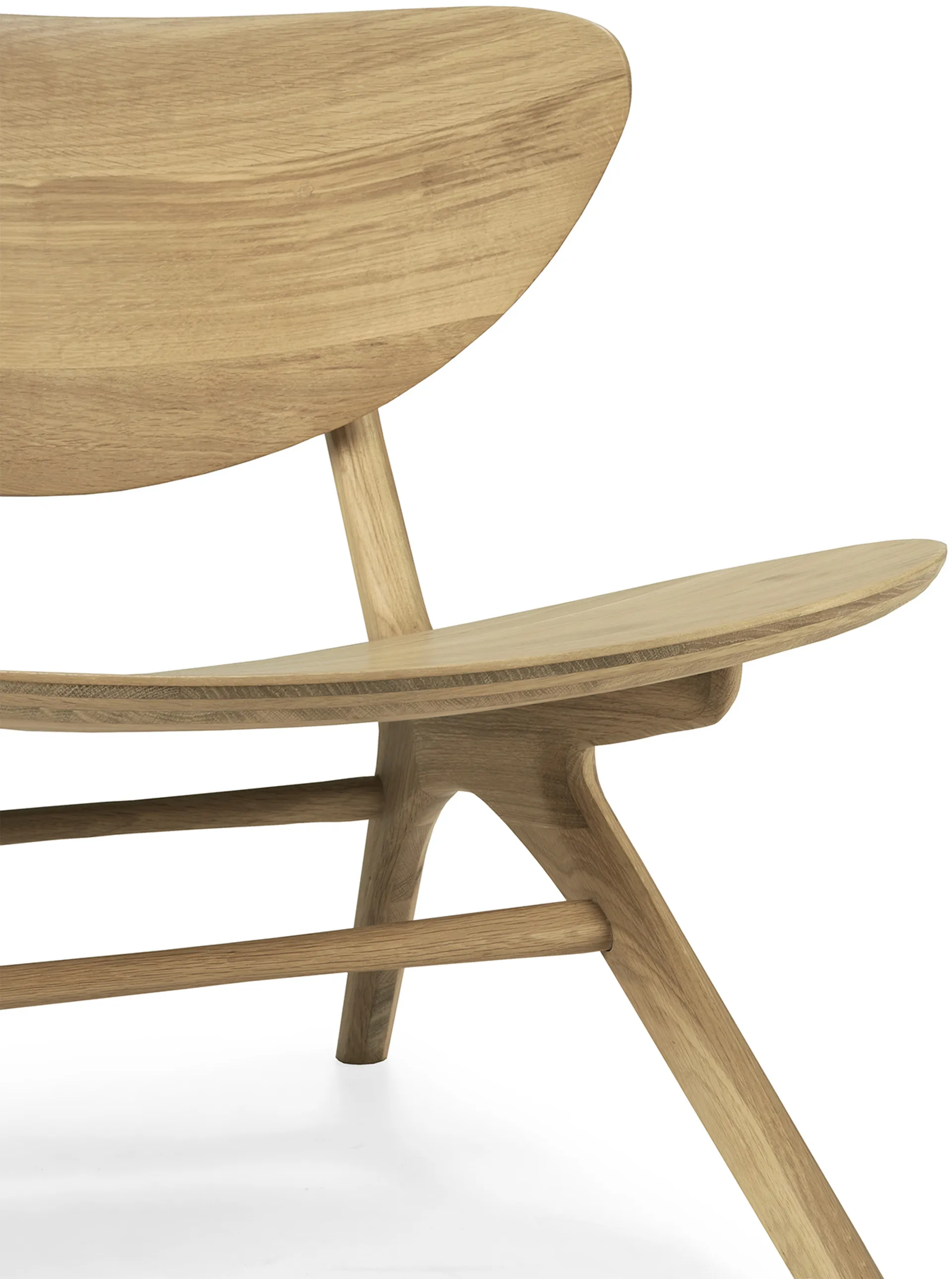 Eye loungefåtölj, Hartholz wachsgeölte Eiche Ethnicraft